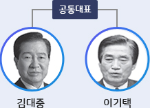 김대중 이기택 공동대표